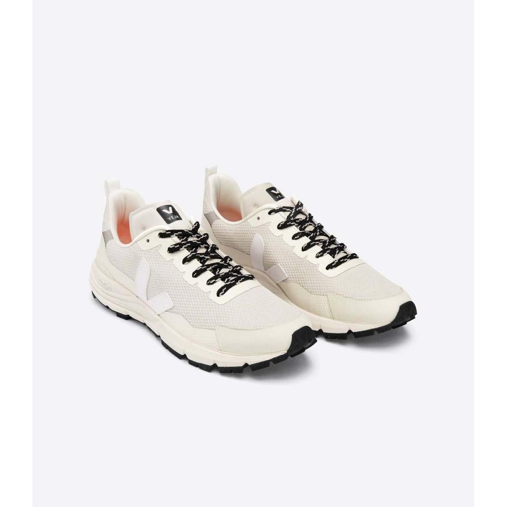 Men's Veja DEKKAN ALVEOMESH Running Shoes Beige/White | SG 138TCE